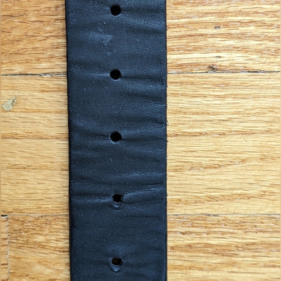 Full-Grain Leather Belt in Matte Black - Picture 5 of 6